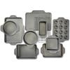 All-Clad Pro-Release Nonstick Bakeware Set 3 Piece Oven Safe 450F Half Sheet, Cookie Sheet, Muffin Pan, Cooling & Baking Rack, Round Cake Pan, Loaf Pan, Baking Pan Grey(10-Piece)