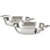 All-Clad Specialty Stainless Steel Gratins 6 Inch Pots and Pans, Cookware Silver(6 inch)