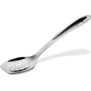 All-Clad Specialty Stainless Steel Kitchen Gadgets Slotted Spoon Kitchen Tools, Kitchen Hacks Silver