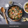 All-Clad HA1 Hard Anodized Nonstick Sauteuse Pan with Acacia Trivet and Spoon 4 Piece, 4 Quart Induction Oven Broiler Safe 500F, Lid Safe 350F Pots and Pans, Cookware Black(4 Quarts)