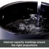 All-Clad HA1 Hard Anodized Nonstick Stockpot, Multi-Pot with Strainer 6 Quart Oven Broiler Safe 500F Strainer, Pasta Strainer with Handle, Pots and Pans Black