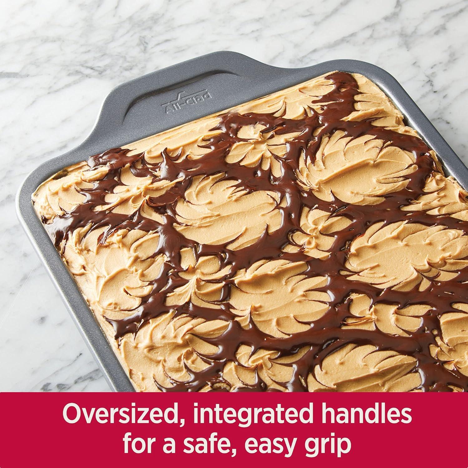 image:imageAllClad ProRelease Nonstick Bakeware Quarter Sheet Pan 13x9 Inch Oven Safe 450F Half Sheet Cookie Sheet Muffin Pan Cooling amp Baking Rack Round Cake Pan Loaf Pan Baking Pan GreyGray