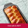 All-Clad Pro-Release Nonstick Bakeware Loaf Pan 8×4 Inch Oven Safe 450F Half Sheet, Cookie Sheet, Muffin Pan, Cooling & Baking Rack, Round Cake Pan, Loaf Pan, Baking Pan Grey(8 x 4 inch)