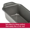 All-Clad Pro-Release Nonstick Bakeware Loaf Pan 8×4 Inch Oven Safe 450F Half Sheet, Cookie Sheet, Muffin Pan, Cooling & Baking Rack, Round Cake Pan, Loaf Pan, Baking Pan Grey(8 x 4 inch)