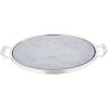 All-Clad Specialty Stainless Steel and Soapstone Pizza Stone 13 Inch Oven Broiler Safe 600F Pizza Stone for Oven Silver