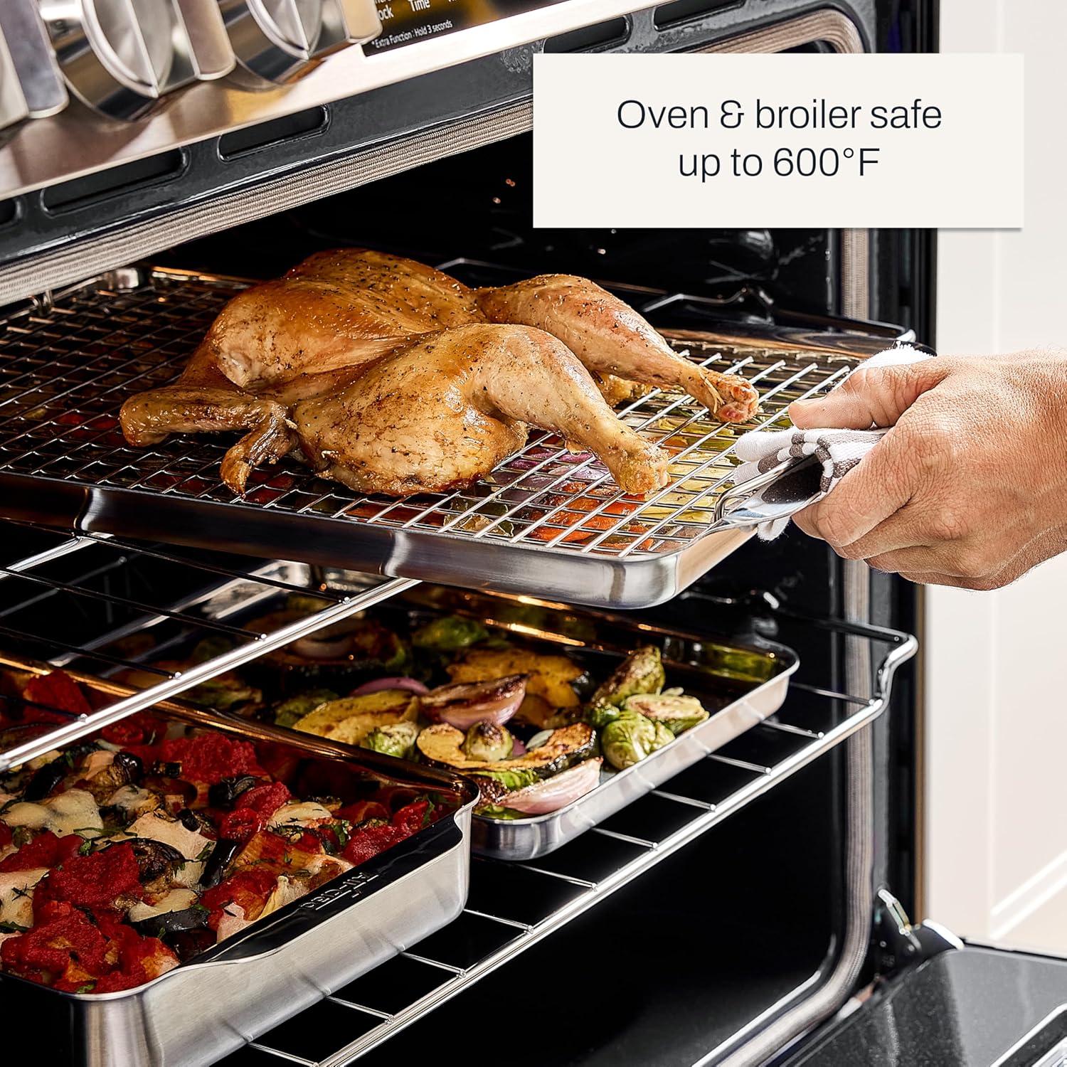 image:imageAllClad Stainless Steel Bakeware Jelly Roll Pan 10 x 15 inch