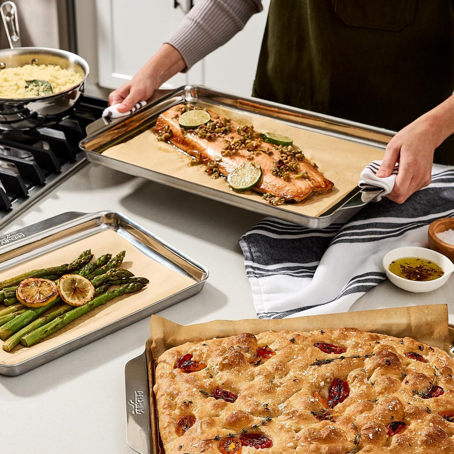image:imageAllClad Stainless Steel Bakeware Jelly Roll Pan 10 x 15 inch