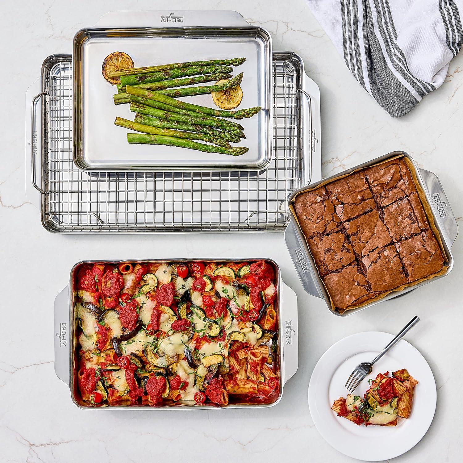 image:imageAllClad Stainless Steel Bakeware Set 2 Piece