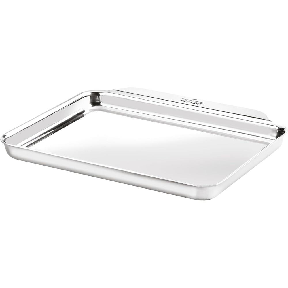 image:imageAllClad Stainless Steel Bakeware Quarter Sheet Pan 9 x 125 inch
