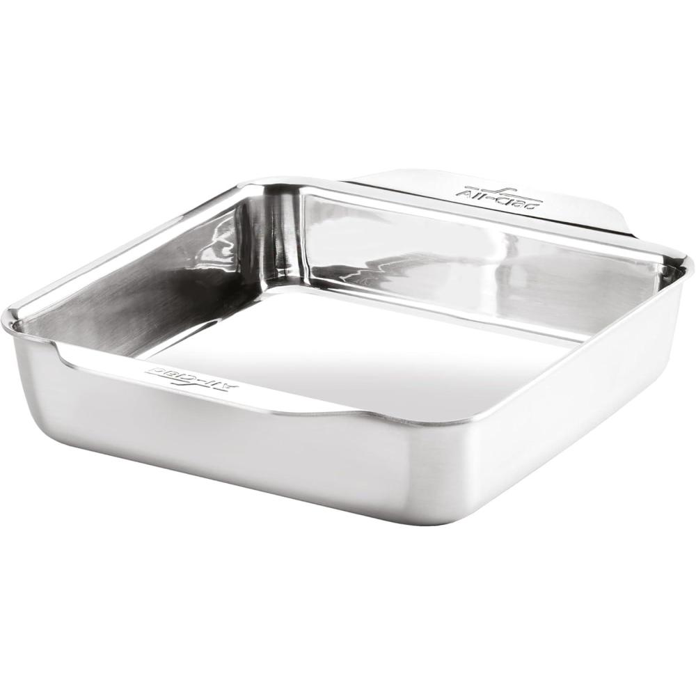 image:imageAllClad Stainless Steel Bakeware Square Baking Pan 8 x 8 inch