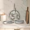 All-Clad D3® Stainless Steel 5 Piece Frypan Set- Made in USA- Includes 8″, 10″ and 12″ Frying Pans With Lid – Professional Grade -Oven Safe & Induction Compatible