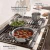 All-Clad D3® Stainless Steel 6 Piece Cookware Set- Made in USA- Includes 12″ Fry Pan, 2 Qt Saucepan, 4 Qt Sautépan, Professional Grade -Oven Safe & Induction Compatible